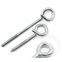 Carbon steel Galvanized zinc plated pigtail screw hooks